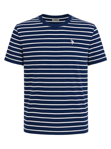 U.S. Polo Assn. Shirt donkerblauw/wit