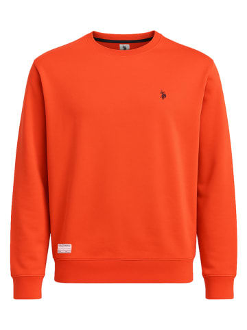 U.S. Polo Assn. Sweatshirt in Orange