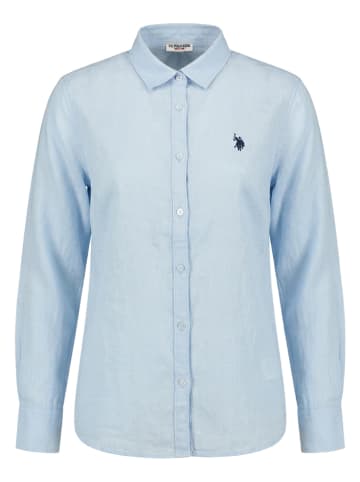 U.S. Polo Assn. Blouse - regular fit - lichtblauw