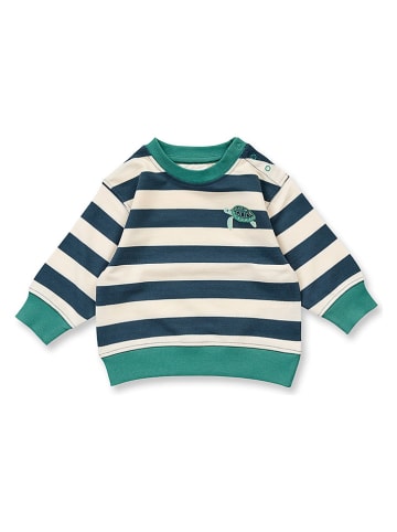 Sense Organics Bluza "Siam" w kolorze granatowo-beżowym