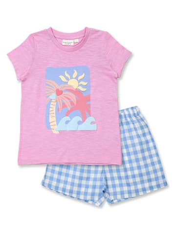 Sense Organics Pyjama in Rosa/ Hellblau