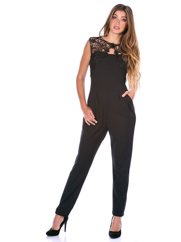 Vanille & Chocolat Jumpsuit "Kendra" zwart