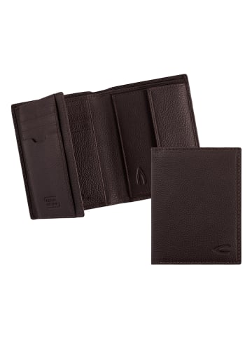 Camel Active Leder-Geldbörse "Macau" in Braun - (B)9 x (H)12 x (T)2 cm