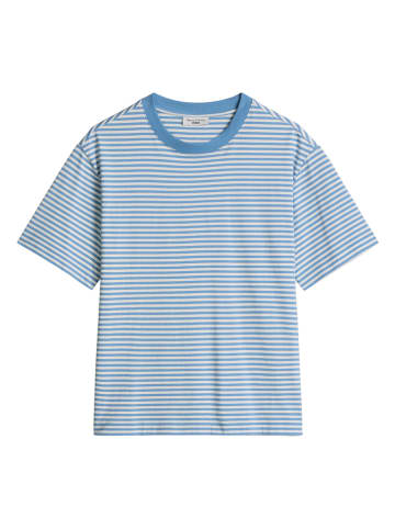 Marc O'Polo Shirt in Hellblau/ Weiß