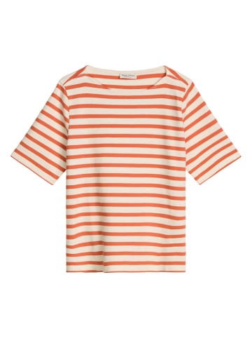 Marc O'Polo Shirt oranje/crème