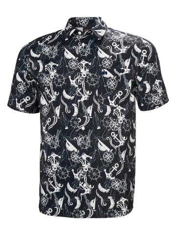 Helly Hansen Functionele blouse "Fjord" zwart/wit