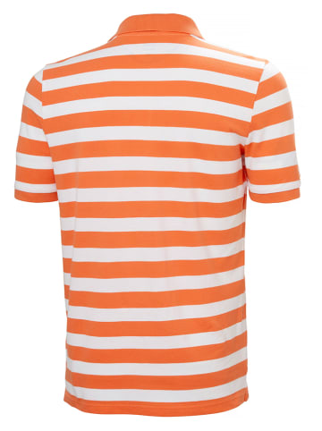 Helly Hansen Poloshirt "Mastrand" oranje/wit