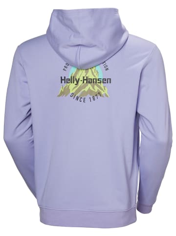 Helly Hansen Bluza "Core Graphic" w kolorze fioletowym