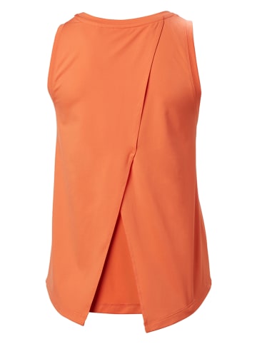 Helly Hansen Top funkcyjny "Tech Split Back" w kolorze pomarańczowym