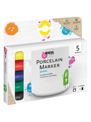KREUL Porzellanmarker "Junior" - 5 Stück - ab 3 Jahren