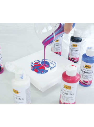 KREUL Acrylverf "Ready Mixed Pouring Set" - 6 stuks - vanaf 9 jaar