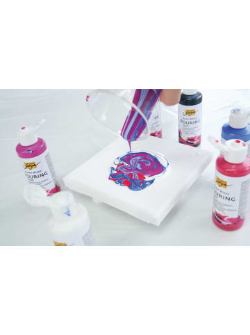 KREUL Acrylverf "Ready Mixed Pouring Set" - 6 stuks - vanaf 9 jaar