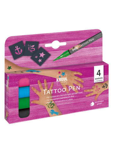KREUL Tattoo-Stifte - 4 Stück - ab 6 Jahren