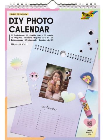 folia PAPER Kalendarz DIY "Shades of Rainbow" - 3+