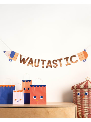 folia PAPER Guirlande ''WAU tastic'' meerkleurig - (L)300 cm