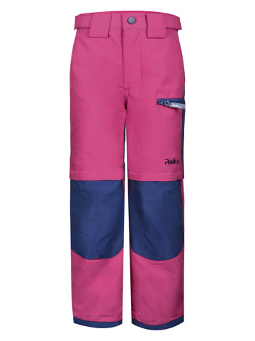 Peek U Zippoff-Trekkinghose "Terra" in Pink/ Dunkelblau