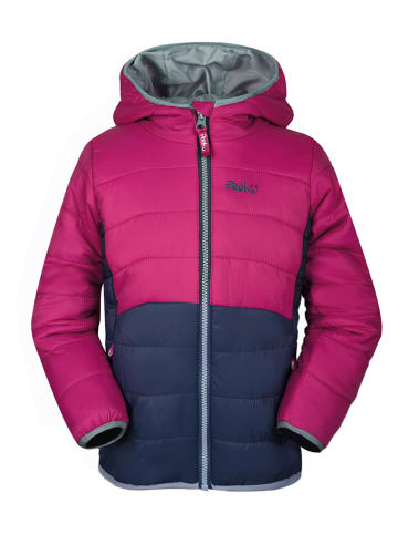Peek U All-season doorgestikte jas "Bon Bon" roze/donkerblauw