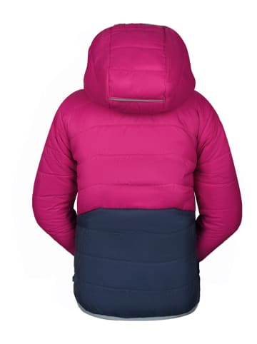 Peek U All-season doorgestikte jas "Bon Bon" roze/donkerblauw