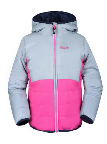 Peek U Ganzjahres-Steppjacke "Bon Bon" in Grau/ Pink