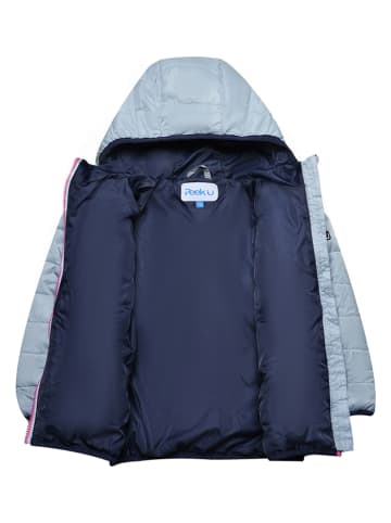 Peek U Ganzjahres-Steppjacke "Bon Bon" in Grau/ Pink