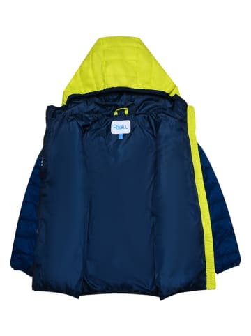 Peek U Ganzjahres-Steppjacke "Caspian" in Gelb/ Dunkelblau