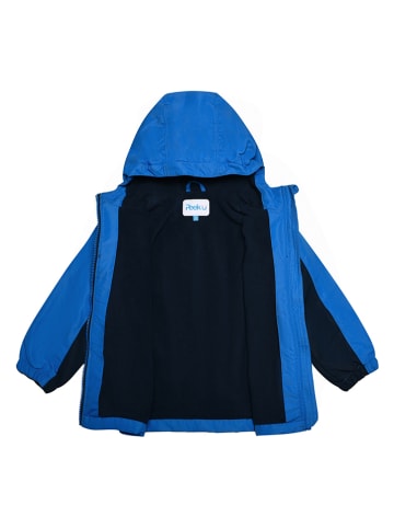 Peek U Lichte fleece regenjas "Atlas" blauw