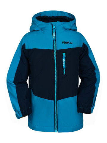 Peek U Regenjas "Atlas" donkerblauw/lichtblauw