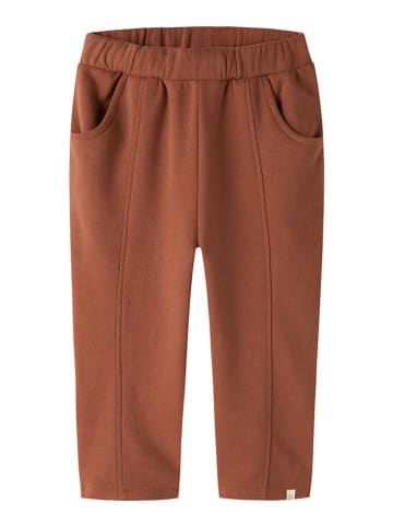 Lil Atelier Sweathose "London" in Hellbraun