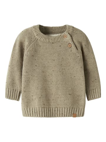 Lil Atelier Sweter "Galto" w kolorze khaki