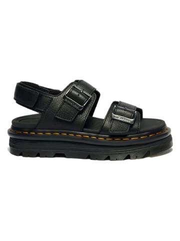 Dr. Martens Leren sandalen "Zebzag" zwart