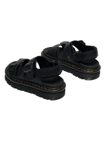 Dr. Martens Leder-Sandalen "Zebzag" in Schwarz