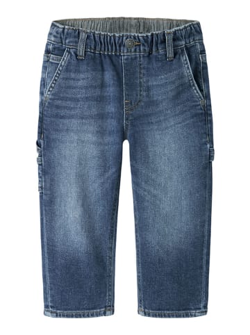 name it Dżinsy "Ben" - Tapered fit - w kolorze niebieskim