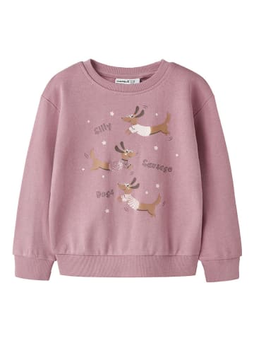 name it Sweatshirt "Vasacha" lichtroze