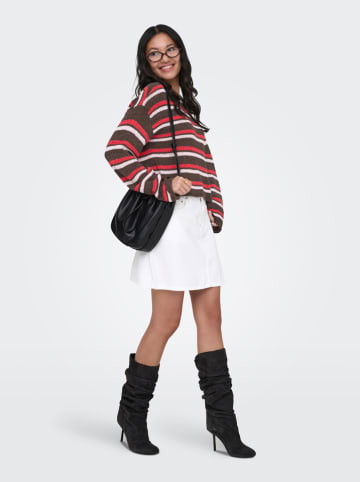 ONLY Sweter w kolorze brązowym