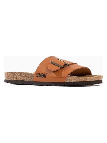 Sunbay Pantoletten "Tom" in Hellbraun