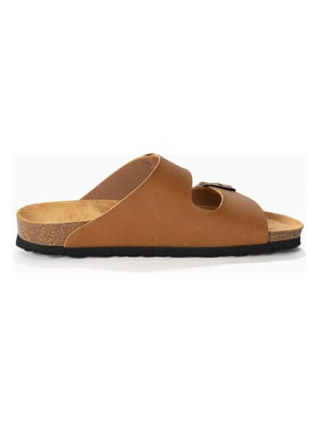 Sunbay Pantoletten "Trefle" in Hellbraun