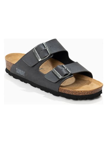 Sunbay Pantoletten "Trefle" in Anthrazit