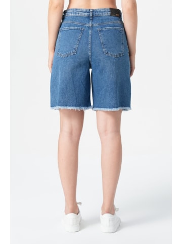 miracle of denim Jeans-Bermudas "Nelly" in Blau