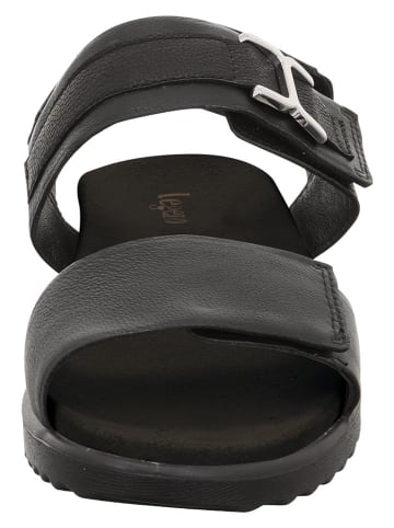 Legero Leder-Sandalen "Move" in Schwarz