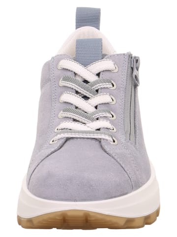 Legero Leder-Sneakers "T4 RUN" in Hellblau