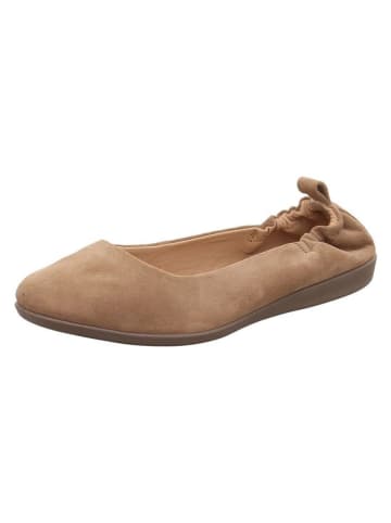Legero Skórzane baleriny "Ciara" w kolorze beżowym