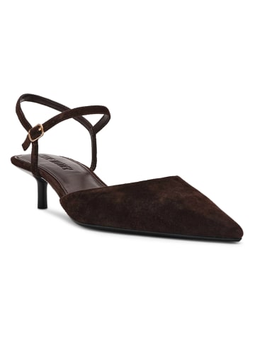 Steve Madden Leren slingpumps "Adelaide" bruin