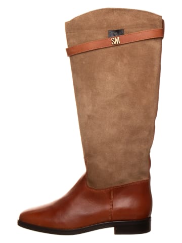 Steve Madden Stiefel "Novi" in Taupe/ Braun