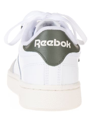 Reebok Leren sneakers "Club C Ground" wit/kaki