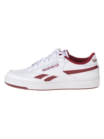 Reebok Leren sneakers "Club C Revenge" wit/rood