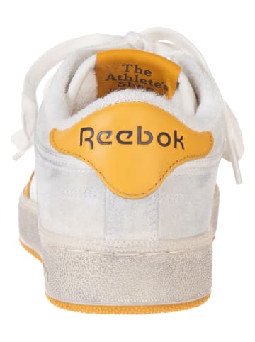 Reebok Leren sneakers "Club C Revenge" wit/geel