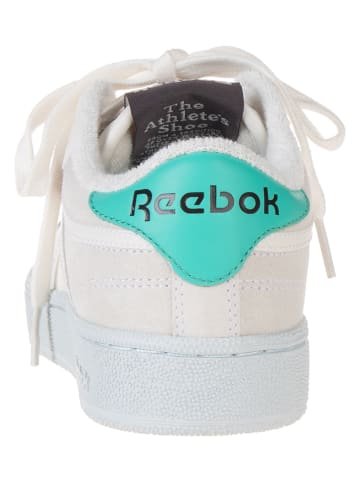 Reebok Leder-Sneakers "Club C Revenge" in Weiß/ Türkis