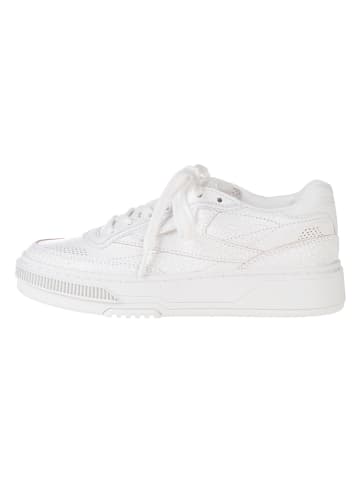 Reebok Leder-Sneakers "Club C" in Weiß