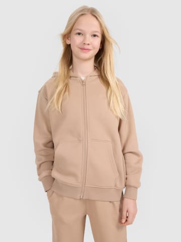 4F Sweatjacke in Beige