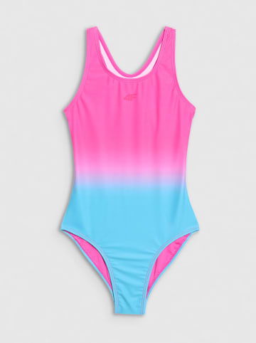 4F Badeanzug in Pink/ Hellblau